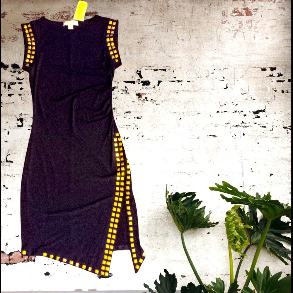 Good studded black Michael Kors dress